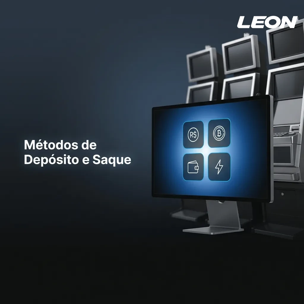 LeonBet payment methods including Pix, bank transfer, credit cards, crypto, and e-wallets for deposits and withdrawals.