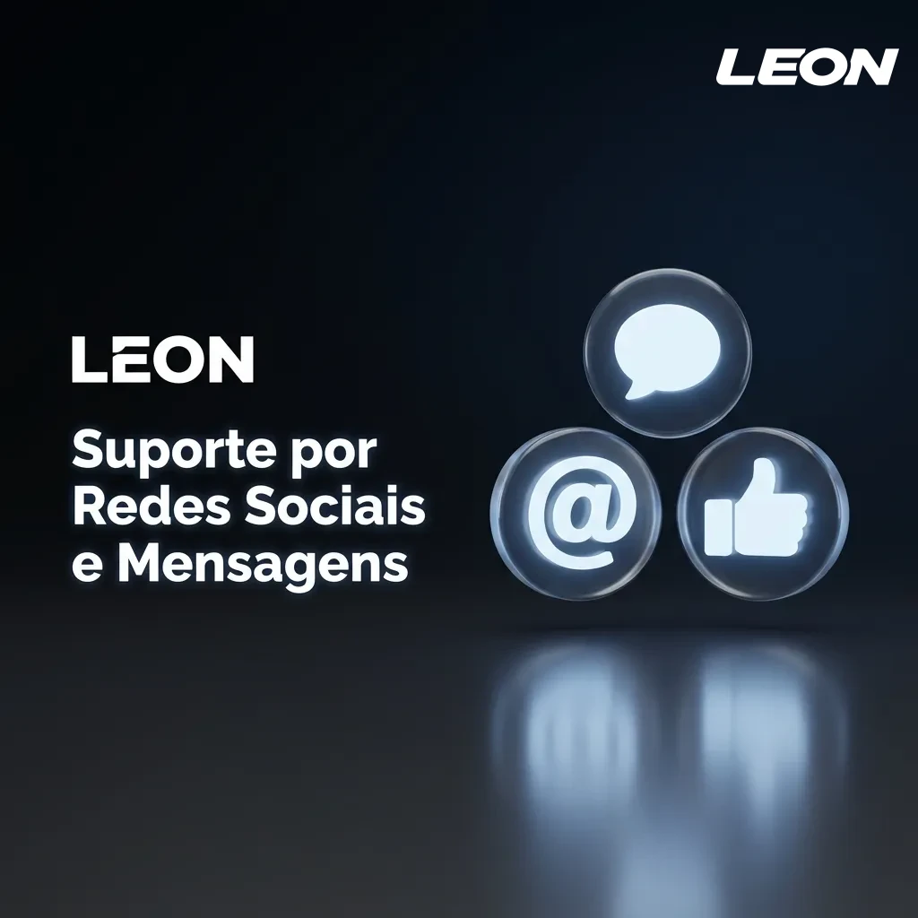 Ícones de redes sociais, incluindo WhatsApp, Telegram, Facebook Messenger e Twitter para comunicação com o suporte ao cliente.