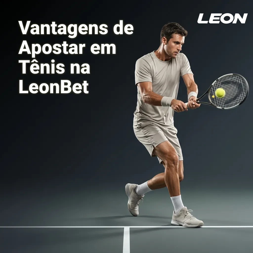 Vantagens das apostas em tênis da LeonBet: cobertura completa dos torneios, odds competitivas, saque ao vivo e estatísticas integradas.