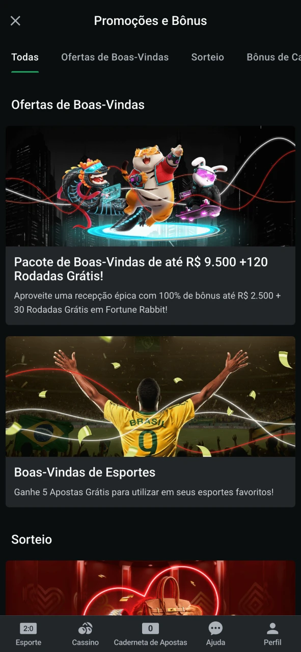 Descubra os bônus e promoções no aplicativo LeonBet.