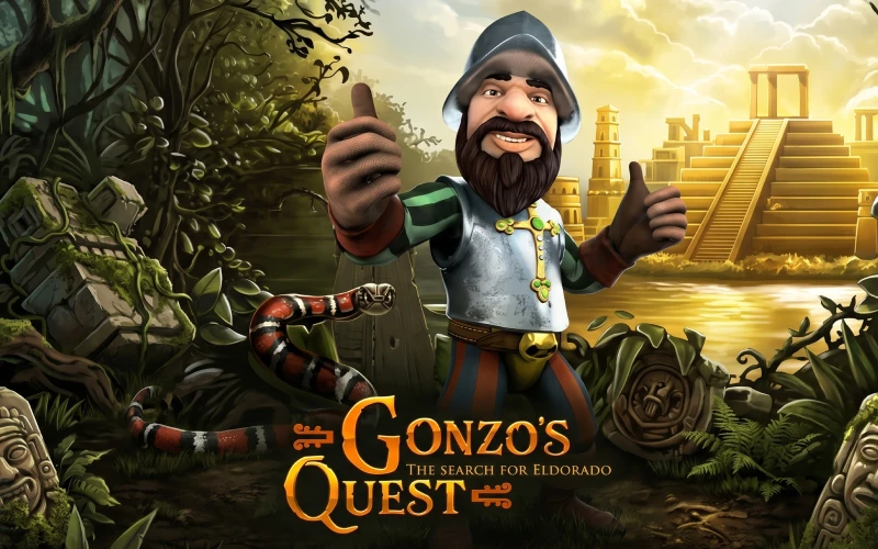 Junte-se ao explorador Gonzo em busca de tesouros perdidos no slot Gonzo's Quest na LeonBet.